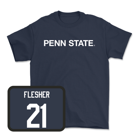 Navy Women's Soccer Penn State Tee - Frankee Flesher