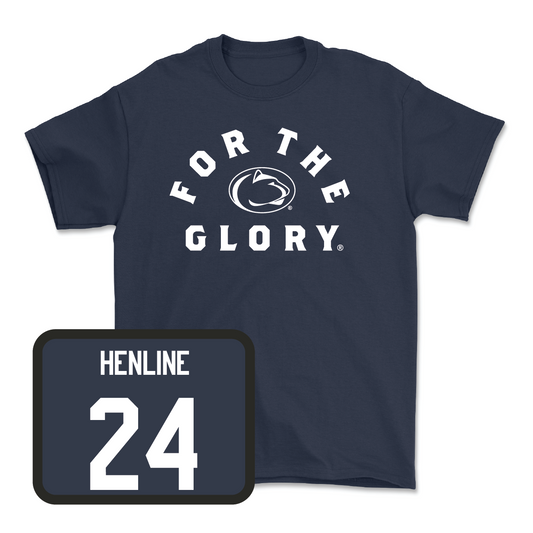 Navy Baseball For The Glory Tee - Jaden Henline