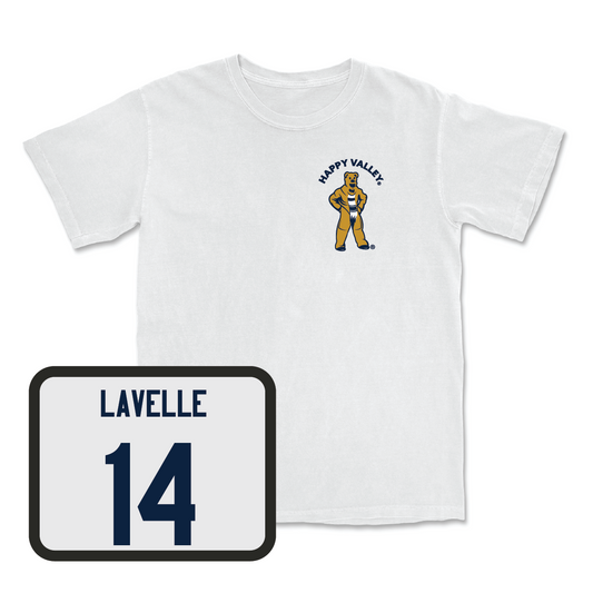 Women's Basketball White Happy Valley Comfort Colors Tee - Kylie Lavelle