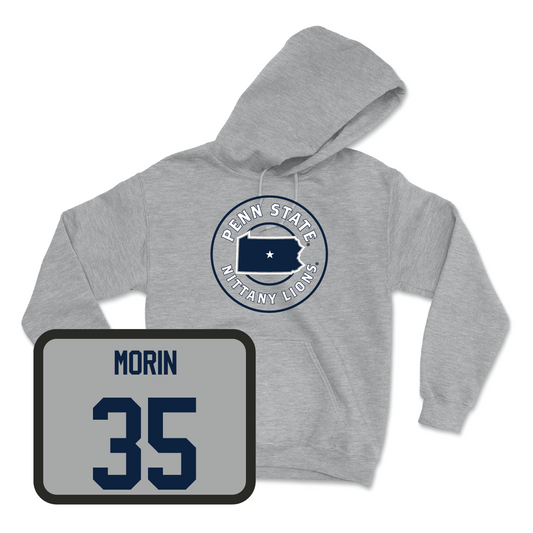Sport Grey Men's Lacrosse State Hoodie - Jake Morin