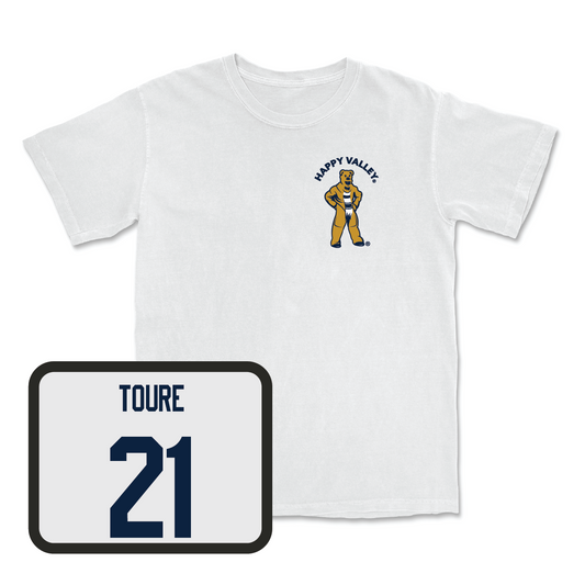 Football White Happy Valley Comfort Colors Tee  - Vaboue Toure