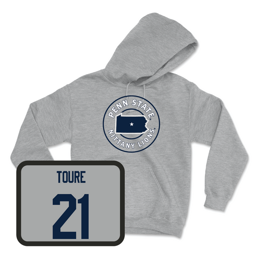 Sport Grey Football State Hoodie  - Vaboue Toure