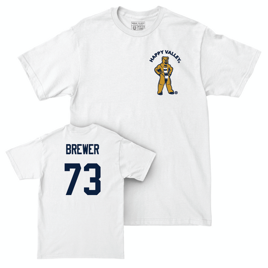 Football White Happy Valley Comfort Colors Tee   - Caleb Brewer