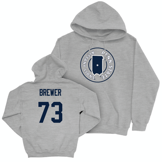 Sport Grey Football State Hoodie   - Caleb Brewer