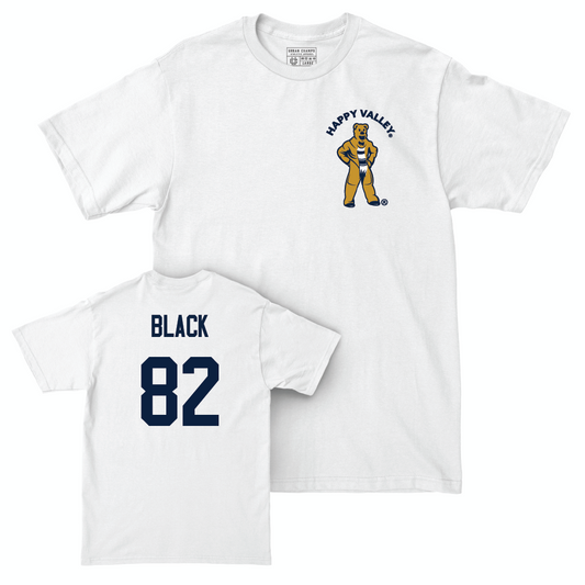 Football White Happy Valley Comfort Colors Tee   - Ethan Black