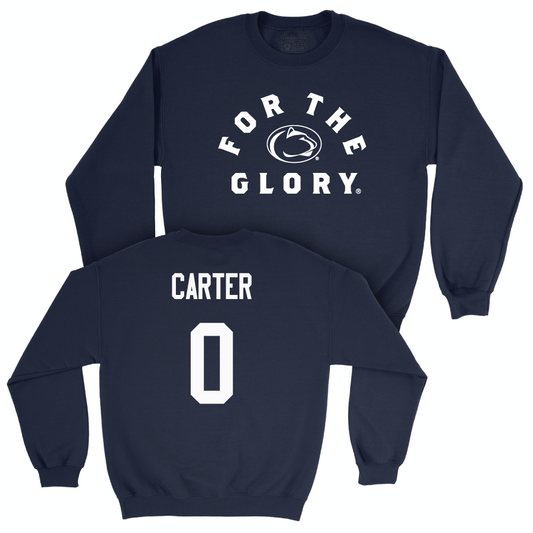 Men's Basketball Navy For The Glory Crew   - Jahvin Carter