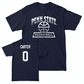 Men's Basketball Navy Team Tee   - Jahvin Carter