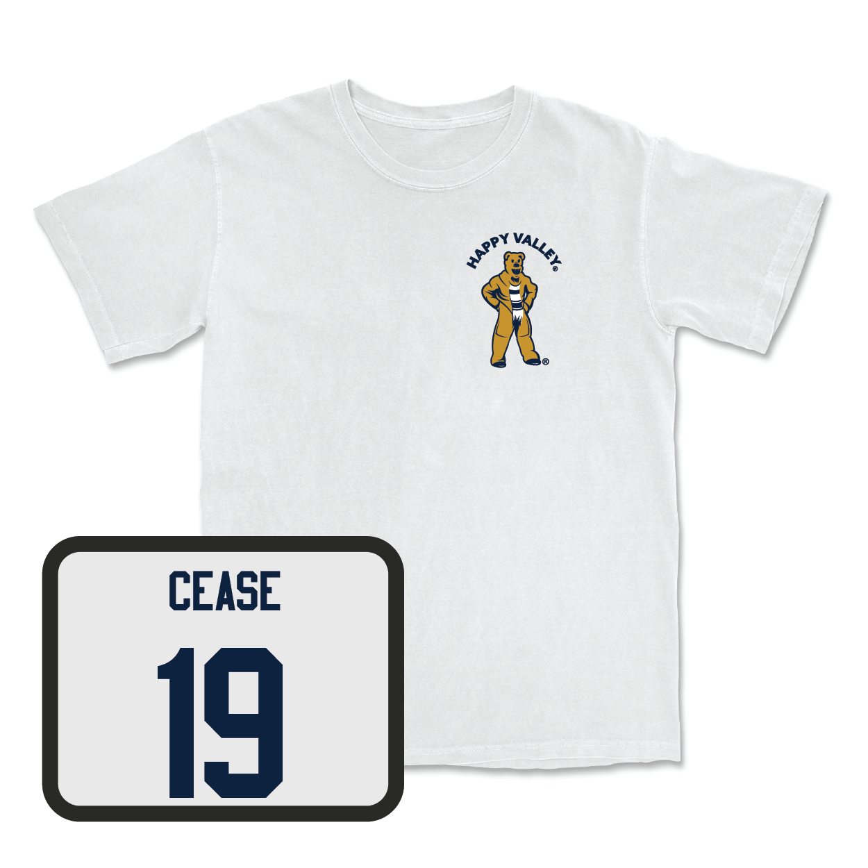 Baseball White Happy Valley Comfort Colors Tee - Derek Cease