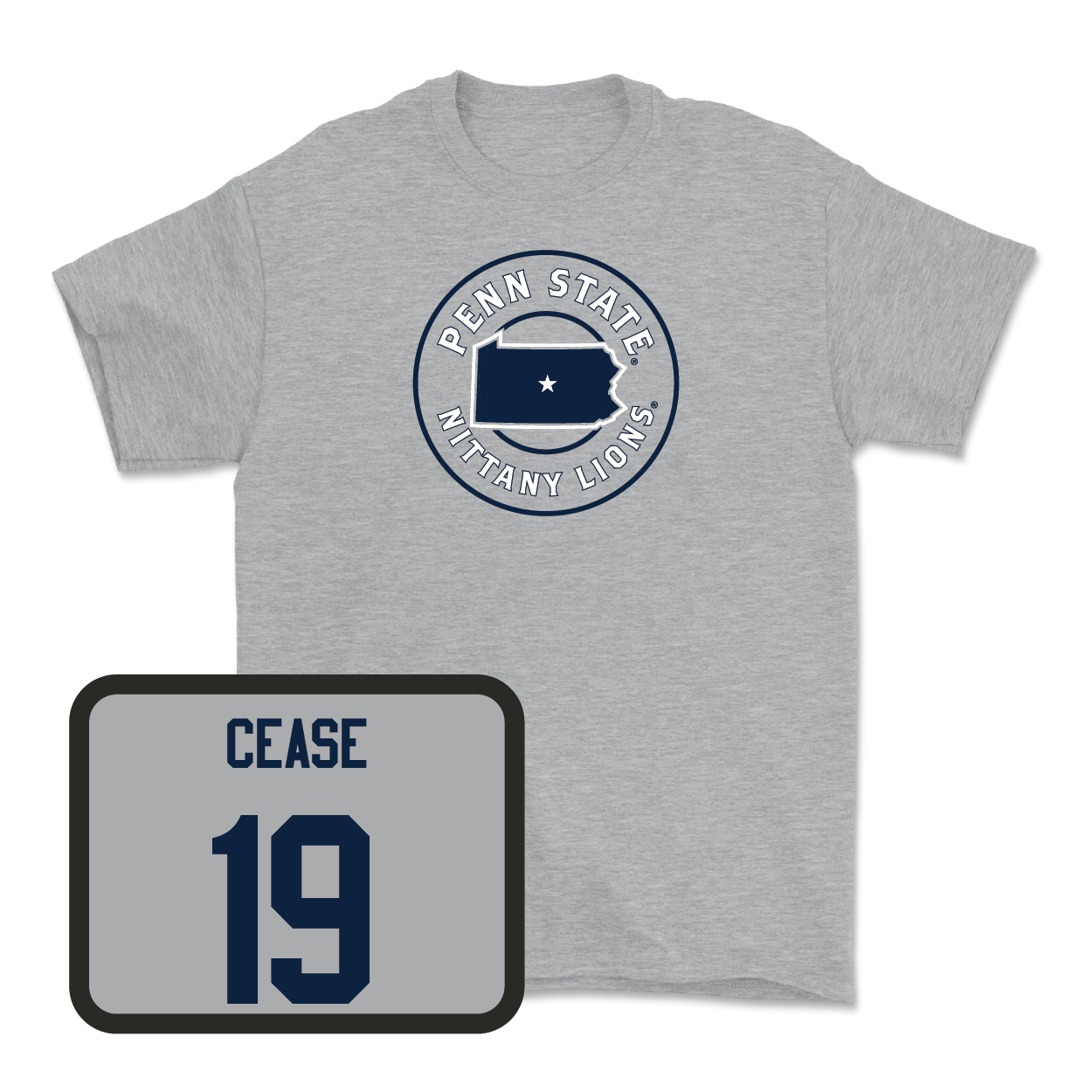 Sport Grey Baseball State Tee - Derek Cease