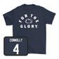 Navy Men's Ice Hockey For The Glory Tee - Maeve Connolly