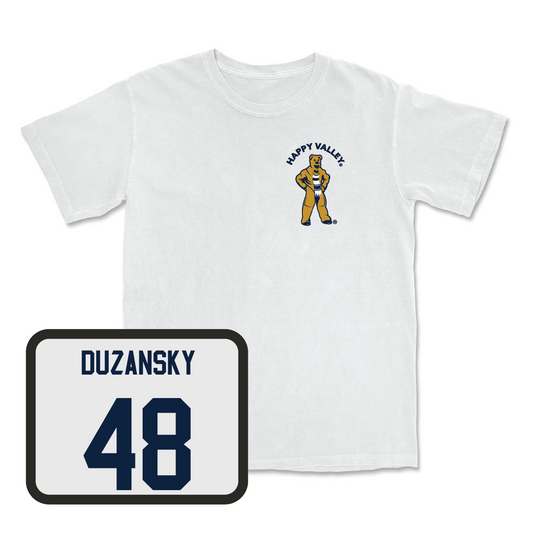 Football White Happy Valley Comfort Colors Tee - Tyler Duzansky