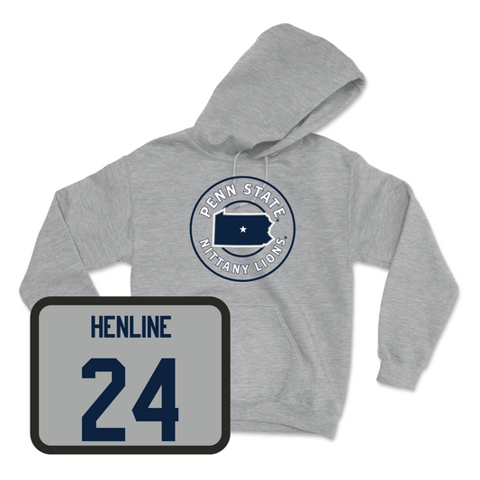 Sport Grey Baseball State Hoodie - Jaden Henline