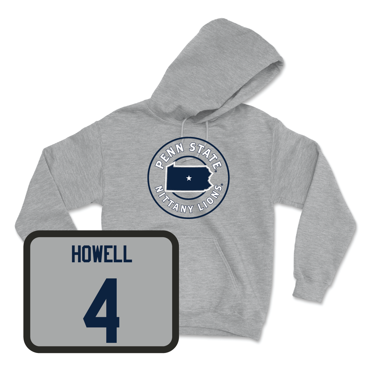 Sport Grey Baseball State Hoodie - Martin Howell