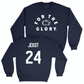 Women's Basketball Navy For The Glory Crew   - Jill Jekot