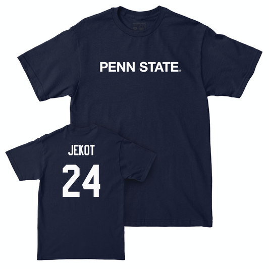 Women's Basketball Navy Penn State Tee   - Jill Jekot