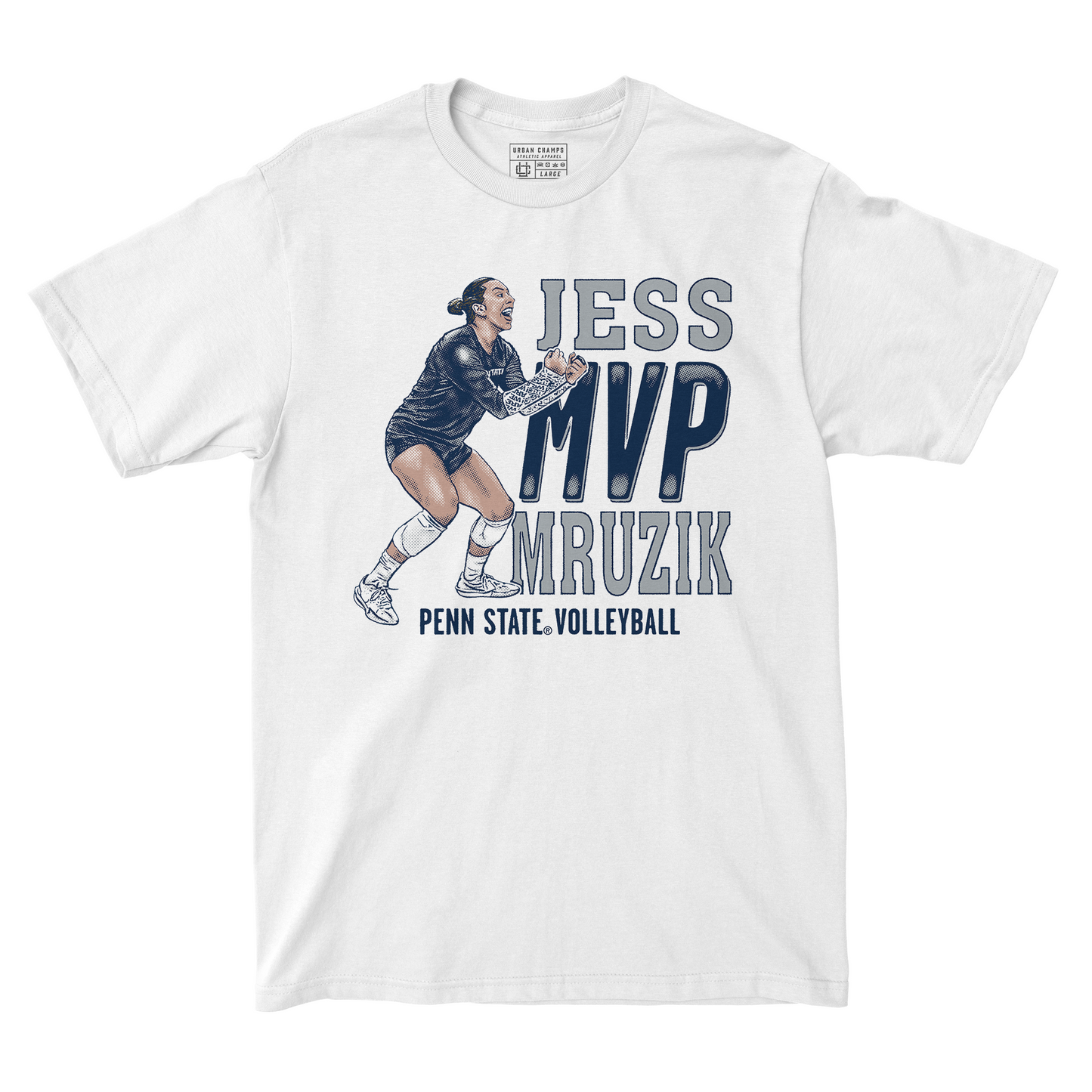 EXCLUSIVE RELEASE: Jess Mruzik MVP White Tee