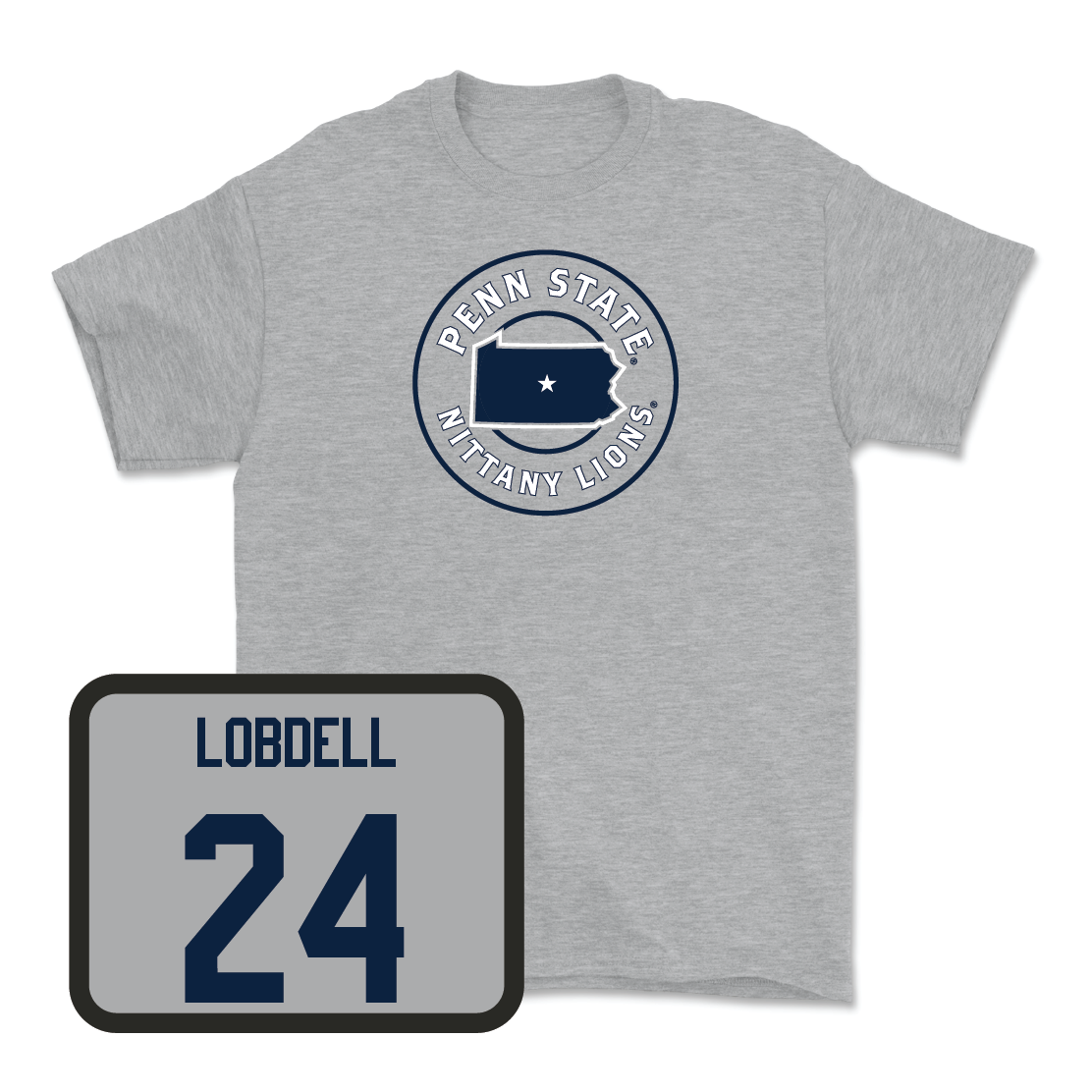 Sport Grey Women's Ice Hockey State Tee - Lyndie Lobdell