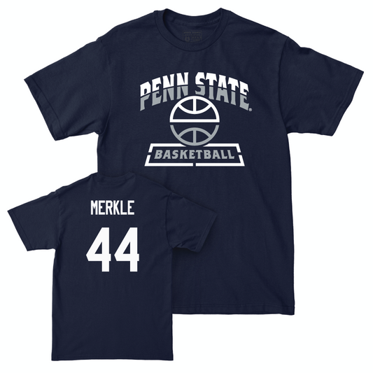 Women's Basketball Navy Team Tee   - Gracie Merkle