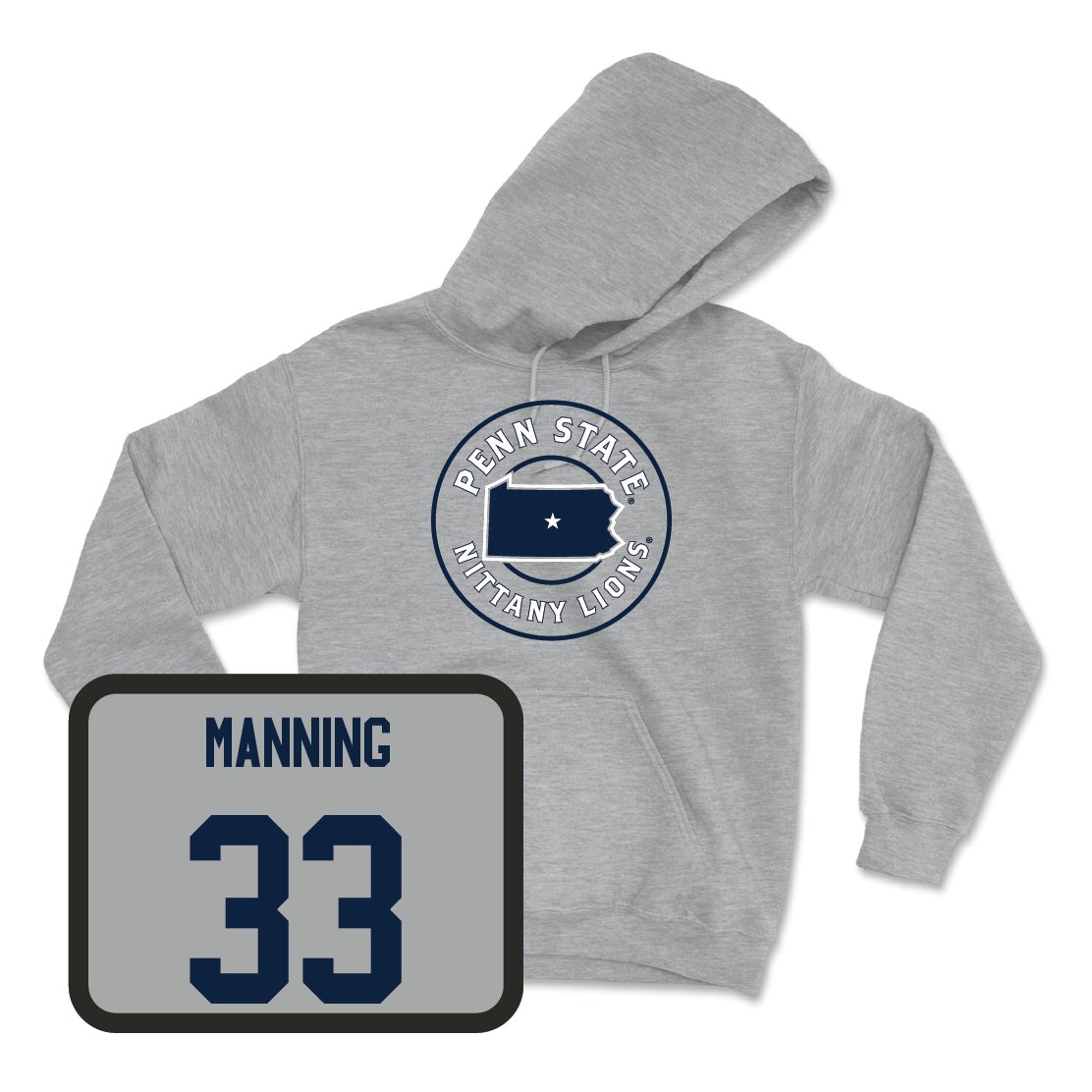 Sport Grey Women's Lacrosse State Hoodie - Sydney Manning