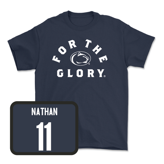 Navy Women's Volleyball For The Glory Tee - Jocelyn Nathan