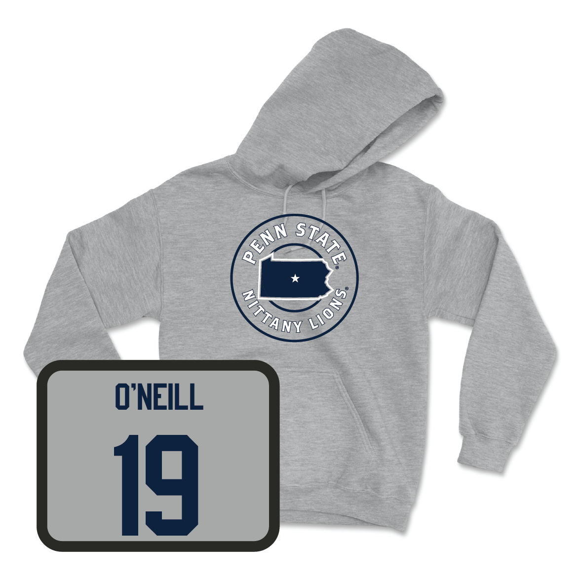 Sport Grey Women's Lacrosse State Hoodie - Kristin O'Neill