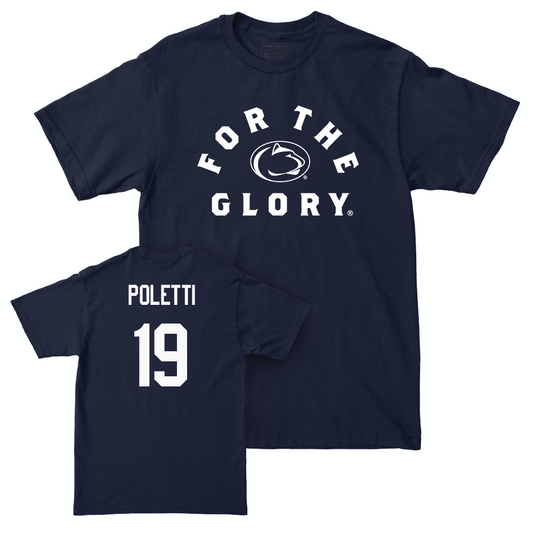 Navy Softball For The Glory Tee  - Gianna Poletti