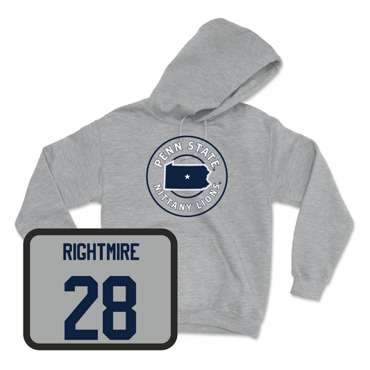 Sport Grey Women's Soccer State Hoodie - Ava Rightmire
