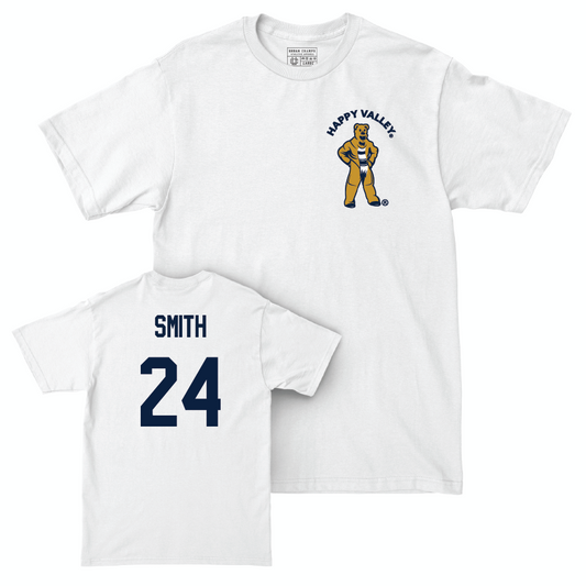 Football White Happy Valley Comfort Colors Tee   - Corey Smith