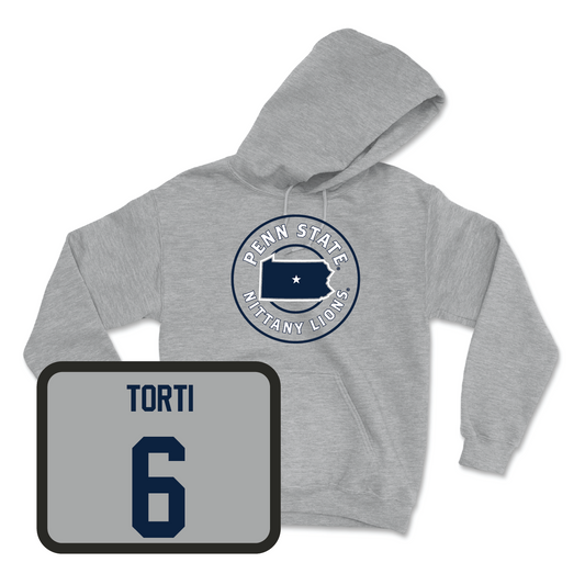 Sport Grey Baseball State Hoodie - Ty Torti