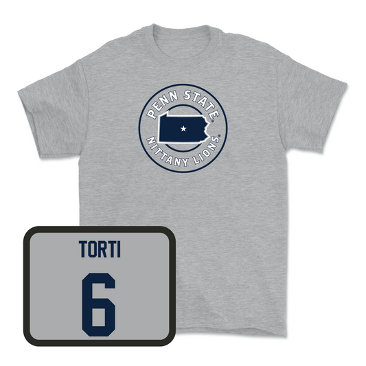 Sport Grey Baseball State Tee - Ty Torti