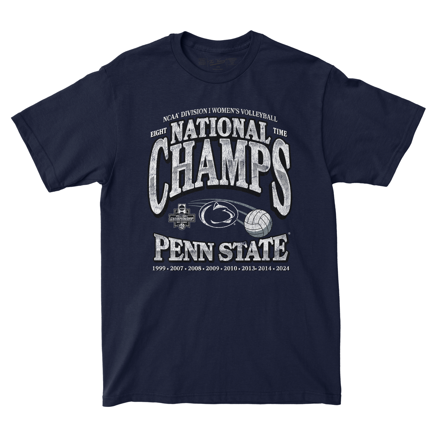 Penn State Women's Volleyball 2024 National Champions Vintage Tee by Retro Brand