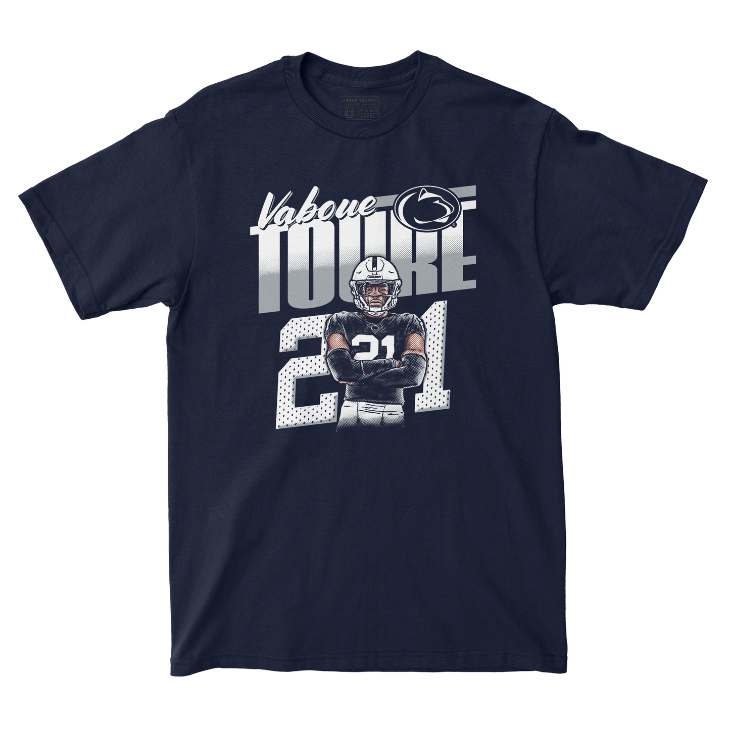 EXCLUSIVE RELEASE: Vaboue Toure 21 Navy Tee