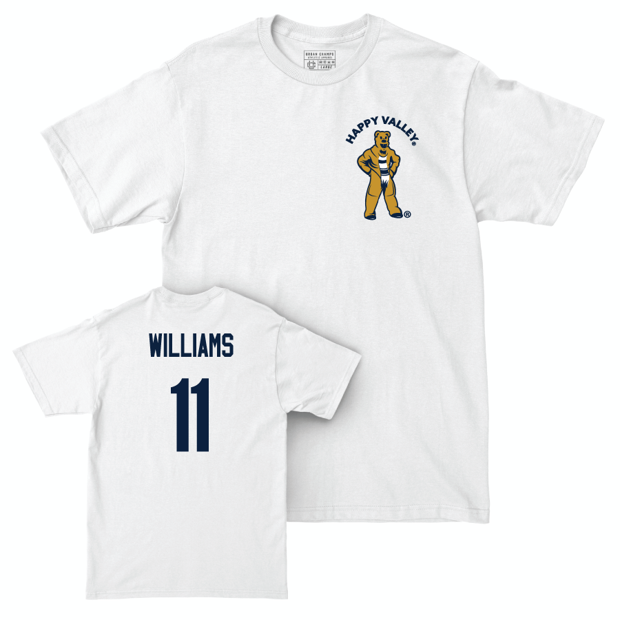 Women's Basketball White Happy Valley Comfort Colors Tee   - Ariana Williams